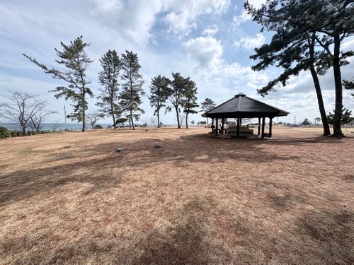 太平洋の潮騒に耳を傾けつつ 天神岬スポーツ公園 オートキャンプ場 ソロキャンプ オートサイト 病弱なボッチキャンパーさんのキャンプブログ CAMPiii（キャンピー） -キャンプ専用SNS キャンプのすべてがここに集まる-