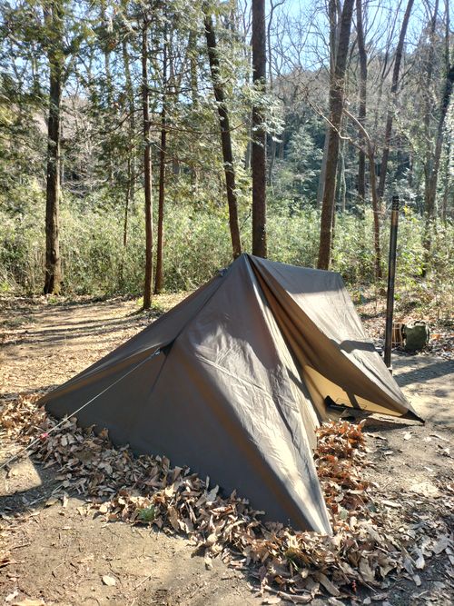 ２月キャンプ⛺️スタート😁 月川荘キャンプ場 林間サイト ソロキャンプ フリーサイト ぼっちオヤジさんのキャンプブログ CAMPiii（キャンピー） -キャンプ専用SNS キャンプのすべてがここに集まる-