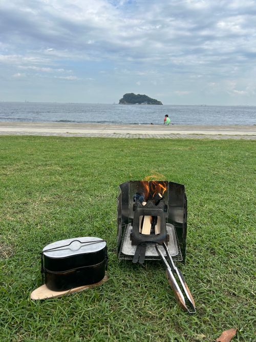 サックっとDAYキャン うみかぜ公園 ソロキャンプ フリーサイト Genさんのキャンプブログ CAMPiii（キャンピー） -キャンプ専用SNS キャンプのすべてがここに集まる-
