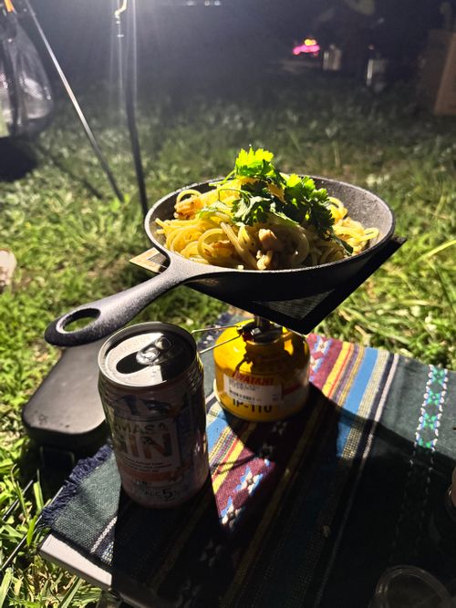 マンボウからクジラへ🏍️ くじらロックキャンプ場 ソロキャンプ グループキャンプ Aoさんのキャンプブログ CAMPiii（キャンピー） -キャンプ専用SNS キャンプのすべてがここに集まる-