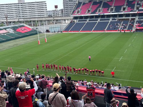 兵、走る YANMAR HANASAKA STADIUM とのさんのキャンプブログ CAMPiii（キャンピー） -キャンプ専用SNS キャンプのすべてがここに集まる-