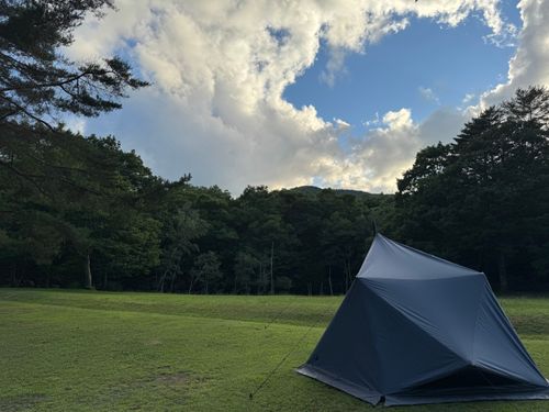 「やっぱ夏は山でしょ!」のんびりキャンプ 聖湖キャンプ場 ソロキャンプ フリーサイト yoshiさんのキャンプブログ CAMPiii(キャンピー) -キャンプ専用SNS キャンプのすべてがここに集まる-