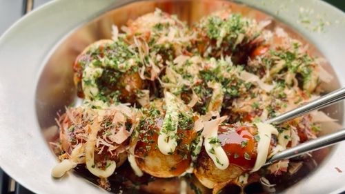 静かな平日、つり橋の下でたこ焼きデイキャンプ｜プロ級の絶品たこ焼き完成！【ニューギア】アルペンアウトドアユニットテーブル&times;タフ丸Jr初使用！ ソロキャンプ フリーサイト HOTさんのキャンプブログ CAMPiii（キャンピー） -キャンプ専用SNS キャンプのすべてがここに集まる-