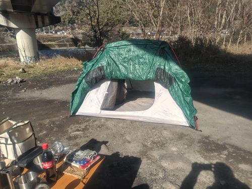 テントメンテでデイキャンプ 柳瀬キャンプ場 ソロキャンプ フリーサイト HARUMAGEDONさんのキャンプブログ CAMPiii（キャンピー） -キャンプ専用SNS キャンプのすべてがここに集まる-