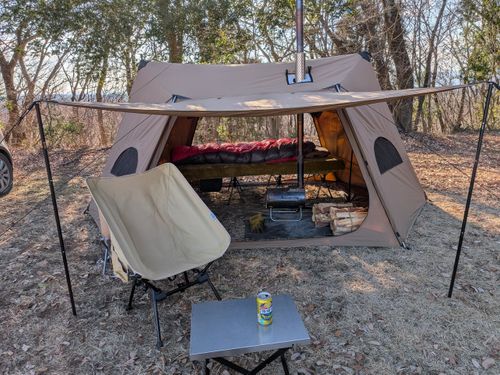 春の陽気に誘われて 那須たんぽぽ村キャンプ広場 ソロキャンプ フリーサイト 俺の酒場は野にあるさんのキャンプブログ CAMPiii（キャンピー） -キャンプ専用SNS キャンプのすべてがここに集まる-