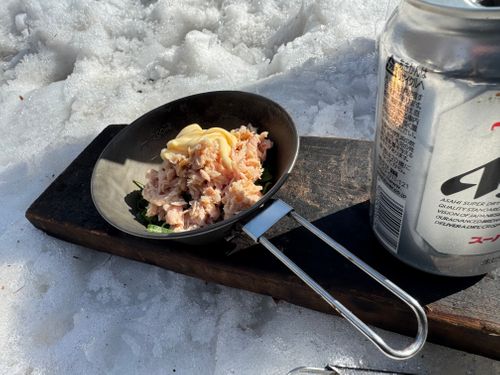 残雪キャンプ 飛騨荘川 一色の森キャンプ場 ソロキャンプ 区画サイト まっつんさんのキャンプブログ CAMPiii（キャンピー） -キャンプ専用SNS キャンプのすべてがここに集まる-