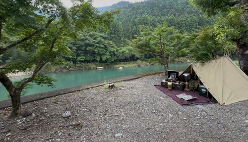 バックパックに収まらない😎💦 前川キャンプ場 ソロキャンプ フリーサイト Camp 'n'g  Roll♪🏁さんのキャンプブログ CAMPiii（キャンピー） -キャンプ専用SNS キャンプのすべてがここに集まる-