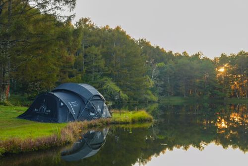 "I specialize in scenic camping 千代田湖キャンプ場 skitさんのキャンプブログ CAMPiii（キャンピー） -キャンプ専用SNS キャンプのすべてがここに集まる-