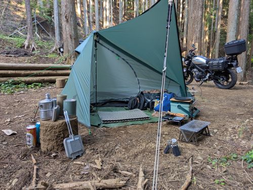 久しぶりのTHE野営地が変わってた話 野営地 ソロキャンプ フリーサイト 週末スナフキンさんのキャンプブログ CAMPiii(キャンピー) -キャンプ専用SNS キャンプのすべてがここに集まる-