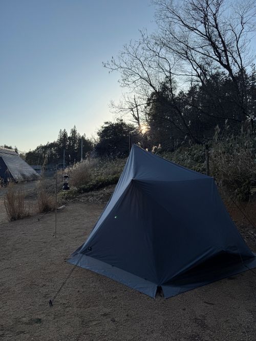 静かな景色と、氷点下の夜 TAKIBIYA camp field ソロキャンプ 区画サイト yoshiさんのキャンプブログ CAMPiii（キャンピー） -キャンプ専用SNS キャンプのすべてがここに集まる-