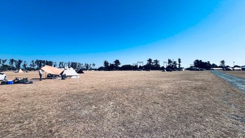 聖地 渚園 キャンプ場 ソロキャンプ 区画サイト KABUTOさんのキャンプブログ CAMPiii（キャンピー） -キャンプ専用SNS キャンプのすべてがここに集まる-