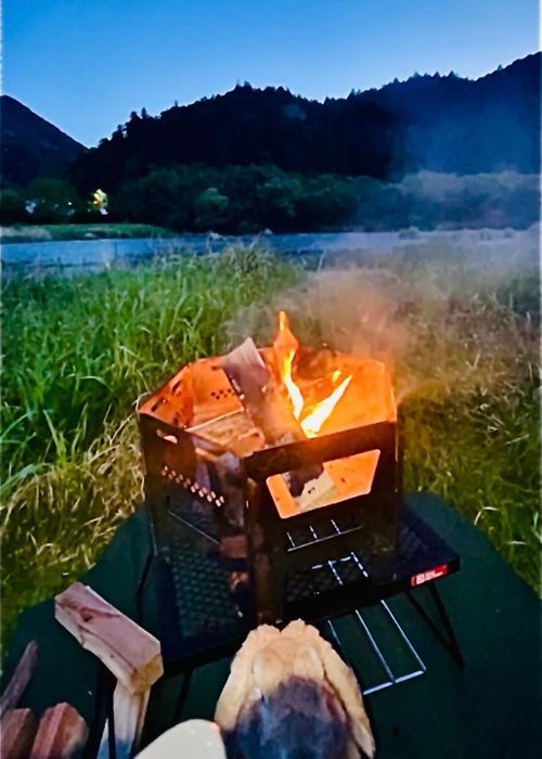 のんびりマッタリ&hellip;GW明け連泊おじうさキャン△ in 阿武川河川公園キャンプ場 〜 CAMP NO.190 阿武川河川公園 ソロキャンプ ファミリーキャンプ フリーサイト おじキャン△さんのキャンプブログ CAMPiii（キャンピー） -キャンプ専用SNS キャンプのすべてがここに集まる-