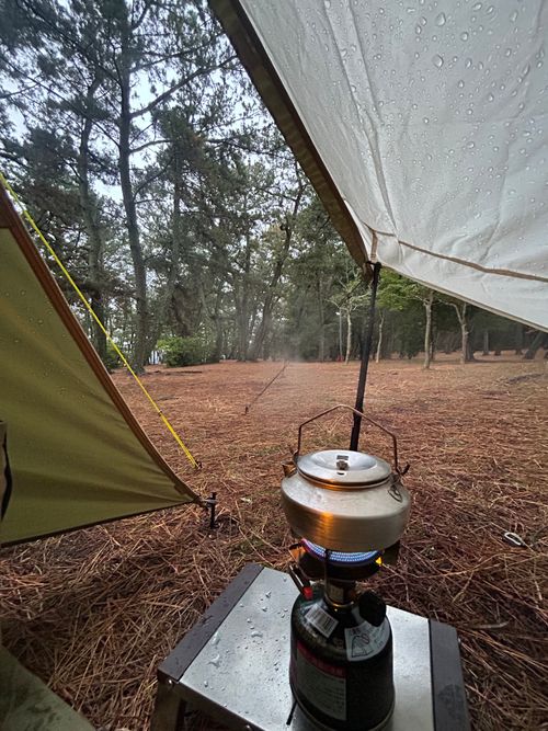 雨男。本当に今年最後キャンプ。 美浜町煙樹海岸キャンプ場 ソロキャンプ フリーサイト △kuuga△さんのキャンプブログ CAMPiii（キャンピー） -キャンプ専用SNS キャンプのすべてがここに集まる-