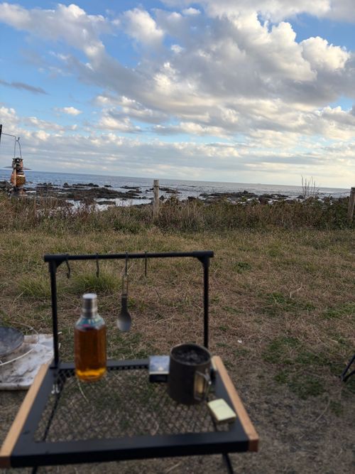 初の海キャン！江見吉浦！🌊 江見吉浦 海辺のキャンプ場 ソロキャンプ 区画サイト オートサイト ぺちゃさんのキャンプブログ CAMPiii（キャンピー） -キャンプ専用SNS キャンプのすべてがここに集まる-