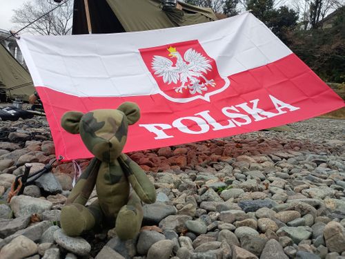 親子 de ポーランド合同演習 in小倉橋駐屯地 小倉橋下の河川敷 ファミリーキャンプ フリーサイト ウエィダーさんのキャンプブログ CAMPiii（キャンピー） -キャンプ専用SNS キャンプのすべてがここに集まる-