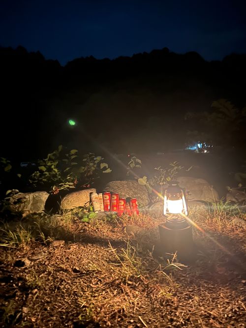 なんとか繰り出せたキャンプ⛺️ 新戸キャンプ場 ソロキャンプ 区画サイト Genさんのキャンプブログ CAMPiii（キャンピー） -キャンプ専用SNS キャンプのすべてがここに集まる-
