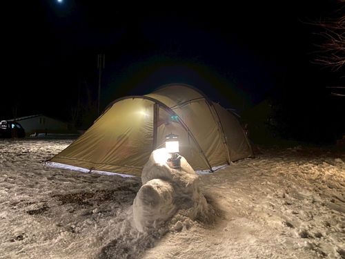 妻の読みは素晴らしい！友人家族と2026年キャンプ初め♪ 鮎の里公園キャンプ場 ファミリーキャンプ グループキャンプ 区画サイト Como_outdoorさんのキャンプブログ CAMPiii（キャンピー） -キャンプ専用SNS キャンプのすべてがここに集まる-