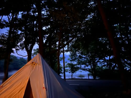 本栖湖の透明度に感激でした*.(๓´͈ ˘ `͈๓).* 本栖湖いこいの森キャンプ場 グループキャンプ 区画サイト ぷりんさんのキャンプブログ CAMPiii(キャンピー) -キャンプ専用SNS キャンプのすべてがここに集まる-