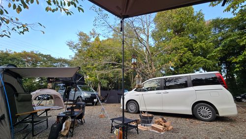 六芒星スタイル キャンプガーデン印西 グループキャンプ 区画サイト ke-nさんのキャンプブログ CAMPiii（キャンピー） -キャンプ専用SNS キャンプのすべてがここに集まる-