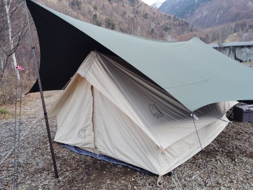 今回はここです! 木曽駒冷水キャンプ公園 グループキャンプ フリーサイト しずさんのキャンプブログ CAMPiii（キャンピー） -キャンプ専用SNS キャンプのすべてがここに集まる-