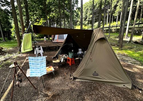 久々　近所のキャンプ場🏕️ 桃沢キャンプ場 ソロキャンプ 区画サイト さいちゃんさんのキャンプブログ CAMPiii（キャンピー） -キャンプ専用SNS キャンプのすべてがここに集まる-