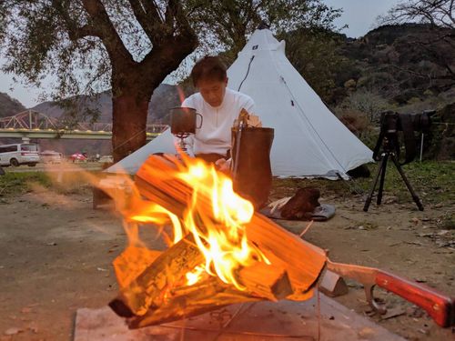 全国旅キャンプ第11弾は京都編 笠置キャンプ場 ソロキャンプ ファミリーキャンプ グループキャンプ フリーサイト ENJOY THE OUTDOORSさんのキャンプブログ CAMPiii（キャンピー） -キャンプ専用SNS キャンプのすべてがここに集まる-