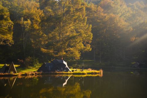 "I specialize in scenic camping 千代田湖キャンプ場 skitさんのキャンプブログ CAMPiii（キャンピー） -キャンプ専用SNS キャンプのすべてがここに集まる-