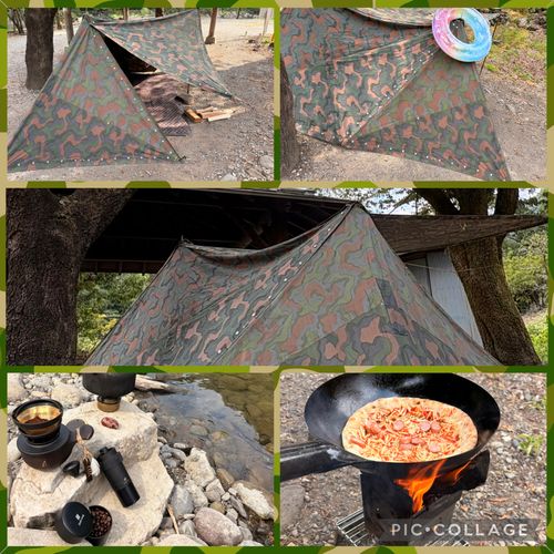 軍幕キャンプ🪖川遊び合戦🏞️ 前川キャンプ場 ファミリーキャンプ フリーサイト Camp 'n'g  Roll♪🏁さんのキャンプブログ CAMPiii（キャンピー） -キャンプ専用SNS キャンプのすべてがここに集まる-