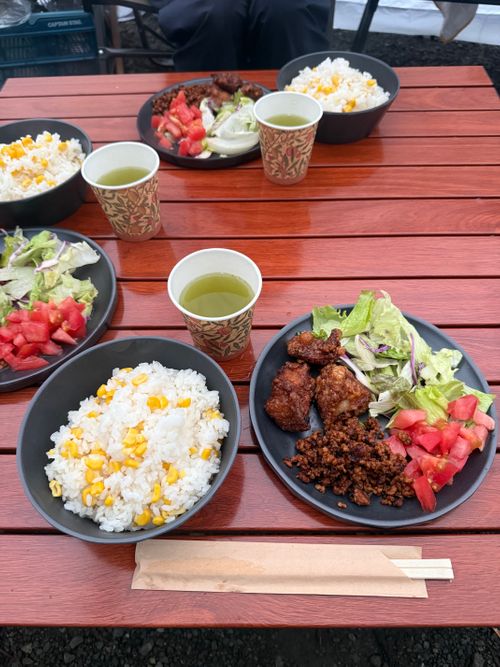 雨キャンプ 富士オートキャンプ場 ふもと村 グループキャンプ 区画サイト ちはみなさんのキャンプブログ CAMPiii（キャンピー） -キャンプ専用SNS キャンプのすべてがここに集まる-