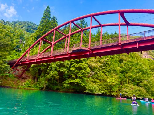 あぁ、これが私のsupかも〜夏のくつろぎ 四万湖(中之条ダム)駐車場 ぷりんさんのキャンプブログ CAMPiii(キャンピー) -キャンプ専用SNS キャンプのすべてがここに集まる-