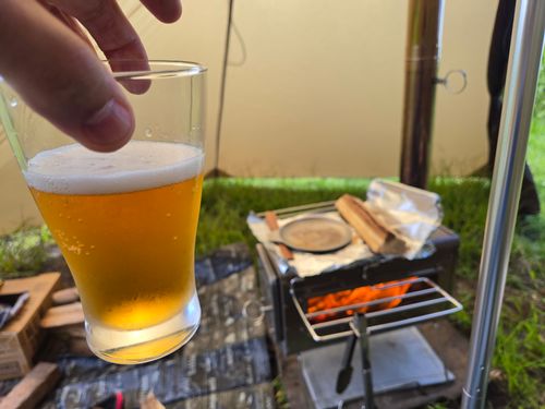 薪ストーブ焼き入れデイキャンプ(※終盤画像閲覧注意) 渡良瀬川河川敷 青少年ひろば ソロキャンプ フリーサイト やんさんのキャンプブログ CAMPiii（キャンピー） -キャンプ専用SNS キャンプのすべてがここに集まる-