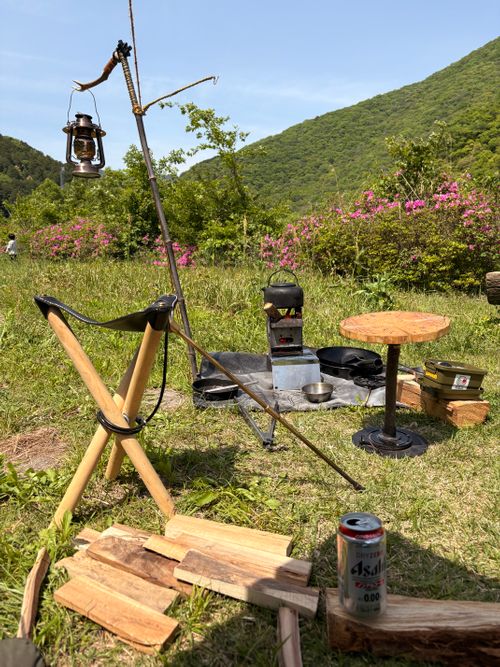 楽しい♪軍幕キャンプ♪大好〜き🎶 宮川内ダム ファミリーキャンプ フリーサイト Camp 'n'g  Roll♪🏁さんのキャンプブログ CAMPiii（キャンピー） -キャンプ専用SNS キャンプのすべてがここに集まる-