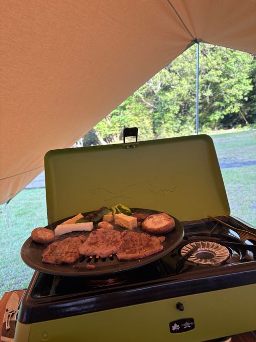 🏕️キャンプ記録 vol.1🏕️記念すべき初お泊まりキャンプは南伊勢へ。 ネットワークリゾートなんせい ファミリーキャンプ オートサイト ヤス&さくらさんのキャンプブログ CAMPiii（キャンピー） -キャンプ専用SNS キャンプのすべてがここに集まる-