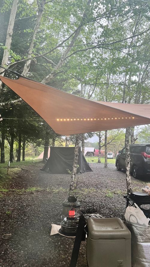 GWだ！キャンプだ‼︎雨だｰ!!! 木曽駒森林公園 ソロキャンプ グループキャンプ 区画サイト KABUTOさんのキャンプブログ CAMPiii（キャンピー） -キャンプ専用SNS キャンプのすべてがここに集まる-