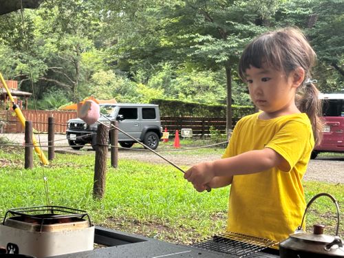 ８月キャンプ２（父娘初）⛺️２日目/２泊 智光山公園 キャンプ場 ファミリーキャンプ オートサイト boorishcamperさんのキャンプブログ CAMPiii（キャンピー） -キャンプ専用SNS キャンプのすべてがここに集まる-