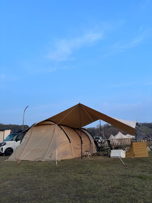 遠征。 荘内半島オートキャンプ場浦島 ファミリーキャンプ オートサイト まるとらさんのキャンプブログ CAMPiii（キャンピー） -キャンプ専用SNS キャンプのすべてがここに集まる-