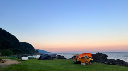 真夏のキャンプ　福井キャンプ　〜2-Night Camping Trip〜 オーシャンズ | オートキャンプ場・RVパーク・ドッグラン ソロキャンプ 区画サイト b_c.a.m.p （KABUTO 改め）さんのキャンプブログ CAMPiii（キャンピー） -キャンプ専用SNS キャンプのすべてがここに集まる-