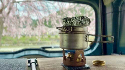 春の嵐！！車中飯で🌸花見🌸が快適。竹の子ご飯で春を満喫。 ソロキャンプ HOTさんのキャンプブログ CAMPiii（キャンピー） -キャンプ専用SNS キャンプのすべてがここに集まる-