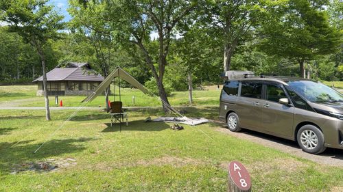 羽黒山キャンプ場に行ってきたー 羽黒山キャンプ場 ソロキャンプ 区画サイト 病弱なボッチキャンパーさんのキャンプブログ CAMPiii（キャンピー） -キャンプ専用SNS キャンプのすべてがここに集まる-
