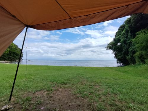 能登復興応援観光満喫キャンプ1泊目 九十九湾園地キャンプ場(ツクモワンエンチキャンプジョウ) ソロキャンプ グループキャンプ 区画サイト オートサイト たかたかぽんたさんのキャンプブログ CAMPiii（キャンピー） -キャンプ専用SNS キャンプのすべてがここに集まる-