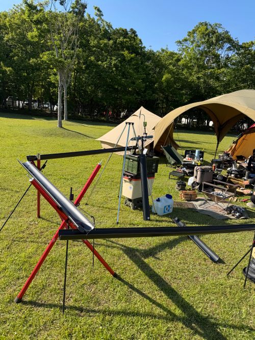 DIYなグルキャンを 涸沼自然公園キャンプ場 管理事務所 グループキャンプ ソロキャンプ フリーサイト まっつんさんのキャンプブログ CAMPiii（キャンピー） -キャンプ専用SNS キャンプのすべてがここに集まる-