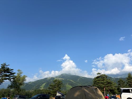 白馬\(*&acute;▽`*)人(*&acute;▽`*)人(*&acute;▽`*)ﾉ女子キャンプ① 白馬アルプスオートキャンプ場 グループキャンプ 区画サイト ぷりんさんのキャンプブログ CAMPiii（キャンピー） -キャンプ専用SNS キャンプのすべてがここに集まる-