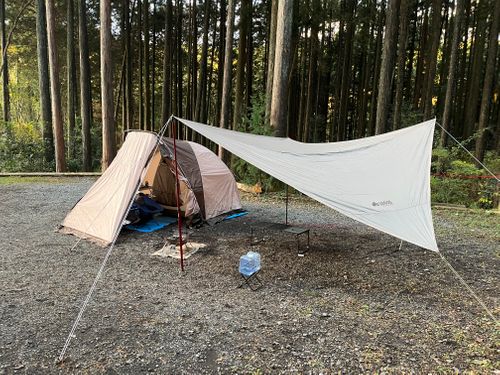 晴れ、富士 ACN 西富士オートキャンプ場 ファミリーキャンプ 区画サイト gamiさんのキャンプブログ CAMPiii（キャンピー） -キャンプ専用SNS キャンプのすべてがここに集まる-