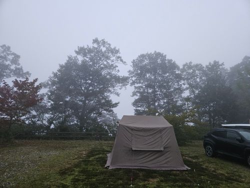 雲海キャンプ2025➁ 西山高原キャンプ場 ソロキャンプ 区画サイト オートサイト 三代目とっしぃさんのキャンプブログ CAMPiii(キャンピー) -キャンプ専用SNS キャンプのすべてがここに集まる-