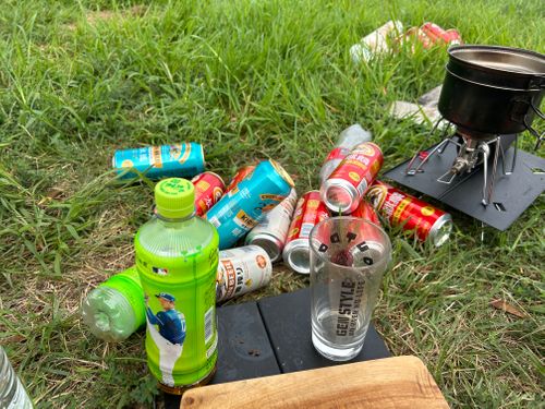 遠征キャンプ Part2     琵琶湖支那2 連泊 湖岸緑地 志那2 ソロキャンプ グループキャンプ フリーサイト Genさんのキャンプブログ CAMPiii（キャンピー） -キャンプ専用SNS キャンプのすべてがここに集まる-