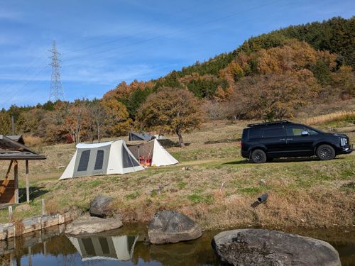 久しぶりのいなかの風キャンプ場 いなかの風 ファミリーキャンプ 区画サイト いっちーさんのキャンプブログ CAMPiii（キャンピー） -キャンプ専用SNS キャンプのすべてがここに集まる-