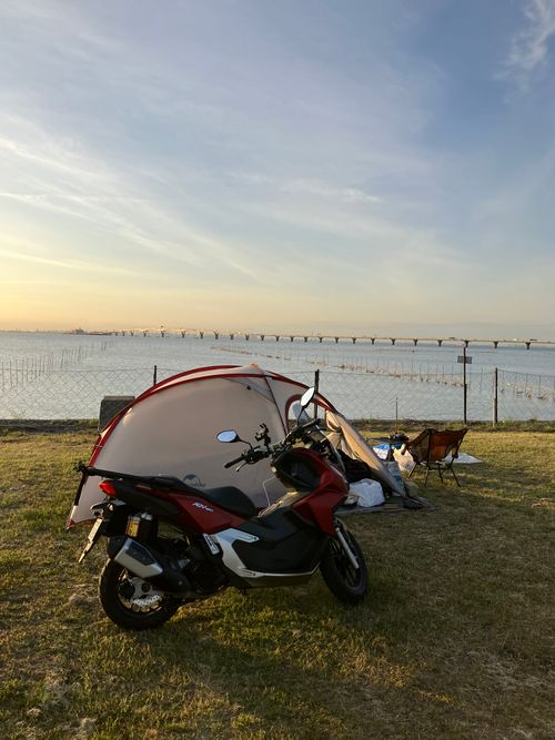 CAMPiii（キャンピー） かいざーさんのキャンプブログ 海ほたるを眺めながら きさらづCAMP in MITATE