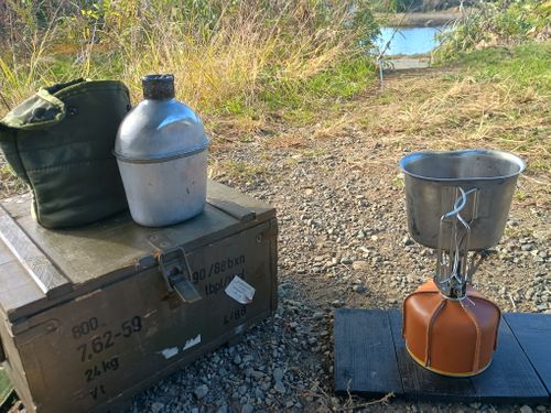 ルーマニア軍deおでん 神川橋 ソロキャンプ フリーサイト ウエィダーさんのキャンプブログ CAMPiii（キャンピー） -キャンプ専用SNS キャンプのすべてがここに集まる-