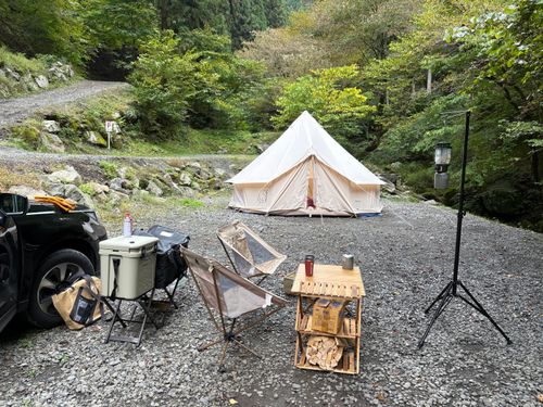 CAMPiii（キャンピー） しゅうさんのキャンプブログ 東京初キャンプ🏕️ 大岳鍾乳洞