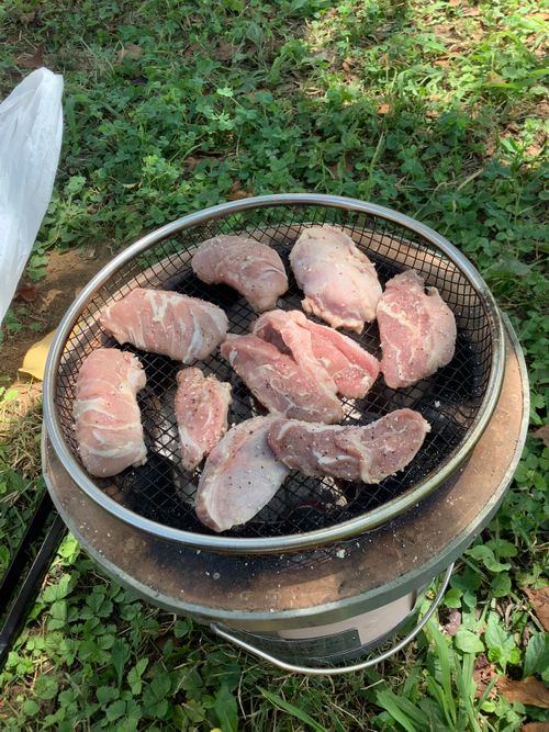 Vol.98 25/NO.17 お肉焼きに行く‼️ 坂戸市運動公園 ソロキャンプ フリーサイト 🔥焚き火🔥さんのキャンプブログ CAMPiii（キャンピー） -キャンプ専用SNS キャンプのすべてがここに集まる-